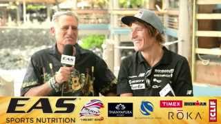 Sebastian Kienle Breakfast with Bob from Kona 2015 [upl. by Ethbin228]