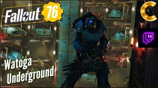 Fallout 76 for PC Part 102 Finishing Becketts Questline in Watoga Underground RTX 3090 [upl. by Rednal113]