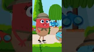 Were Going on a Square Hunt with The Kiboomers  Shapes Songs for Preschoolers shorts [upl. by Karlise]