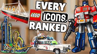 Ranking EVERY Lego ICONS Set [upl. by Dublin]