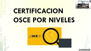 ☑️ Módulo 1 PROCESO DE CERTIFICACIÓN OSCE POR NIVELES [upl. by Lammond917]