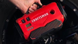 Craftsman V20 Air Inflator Review amp Demonstration [upl. by Acirret]