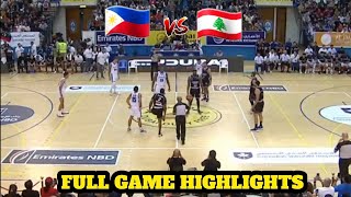 Strong Group PH vs Beirut Lebanon Full Game Highlights  33rd Dubai International Basketball Champ [upl. by Dareece]