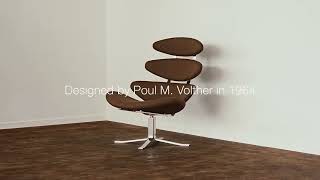 Corona Chair by Poul M Volther  Fredericia Furniture [upl. by Aoh593]