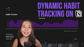 Create a Dynamic Habit Tracker on Notion  FREE Template [upl. by Tletski]