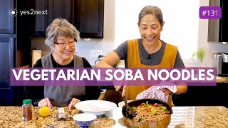 15 Minute Easy Vegetarian Soba Noodles Recipe  Quick and Healthy [upl. by Iphigeniah]