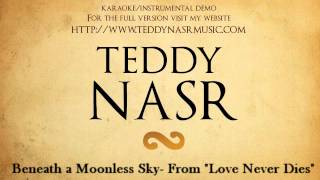 Instrumental  Karaoke  Beneath a Moonless Sky  Love Never Dies Musical  Teddy NASR [upl. by Hiltner]