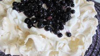 Marjaisa Pavlova  Berry Pavlova RECIPE eng  fin [upl. by Nosneh466]