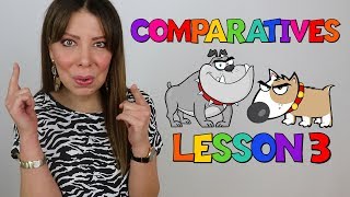 🔴 COMO USAR COMPARATIVOS EN INGLES 💁 QUE SON LOS COMPARATIVOS 📚 ADJETIVOS COMPARATIVOS EN INGLES [upl. by Ali]