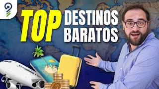 Cómo VIAJAR BARATO ¡15 Destinos BARATOS que no te puedes perder [upl. by Okikuy151]