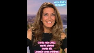 AnneClaire COUDRAY  Garde robe 2022 en 91 photos  Partie 12 [upl. by Stephi]