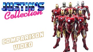 Hot Toys Iron Man MK50 Mark L Avengers Infinity War Comparison Video [upl. by Warren]