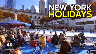 Christmas in Manhattan  New York City Walk NYC Holidays 2024 [upl. by Collier]