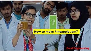 Fruit Jam Recipe।। Pineapple Jam Recipe।। Homemade Jam ।। Jam Vs Jelly [upl. by Meurer]