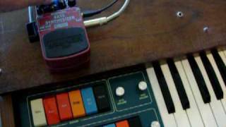 Hilltree  Behringer BSY 600 with old GEM organ [upl. by Onahpets]