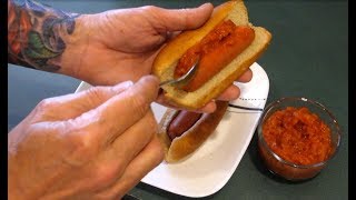 How to make those delicious onions for your hotdog [upl. by Dannye]