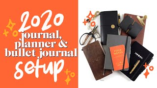 2020 Planner Journal and Bujo Setup  Jobs Journal [upl. by Hsiekal988]