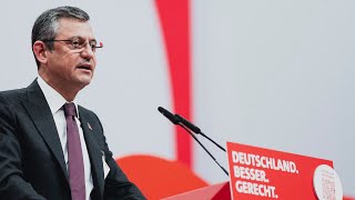 Özgür Özel  SPDParteitag 2023 [upl. by Irtimed]