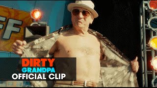 Dirty Grandpa 2016 Movie  Zac Efron Robert De Niro Official Clip – “Flex Off” [upl. by Wolenik]