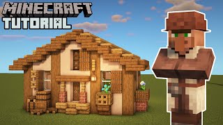 Minecraft  Shepherds House Tutorial Villager Houses [upl. by Gerianna]