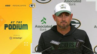 Matt LaFleur ‘The focus is on the technique’ to clean up penalties [upl. by Teri]