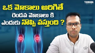 Knee pain amp Arthritis  Causes of Other side Knee pain in contralateral knee arthritis  Telugu [upl. by Tuneberg283]