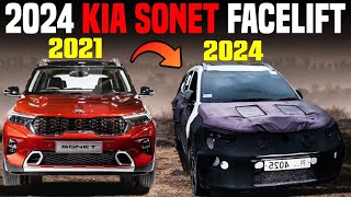 2024 Kia Sonet Facelift Is Here  Sonet Facelift All Details Leaked  Kia Sonet New Looks [upl. by Howie71]