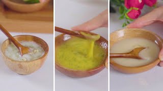 3 DIY Antiaging Facial Masks [upl. by Ysirhc]