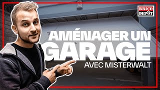 Aménager un garage – Jour 1 avec MisterWalt [upl. by Teleya]