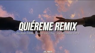 Abraham Mateo farruko Lary Over Jaycob Forever  quiéreme Remix letra [upl. by Marieann]