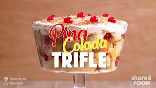 Irresistible Pina Colada Trifle  Dessert [upl. by Charie]