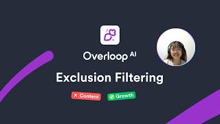 Lead Database Exclusion Filtering • Overloop AI Sales Prospecting [upl. by Atinhoj866]