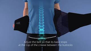 THUASNE LombaStab Immo Spinal Back Brace fitting instructions [upl. by Arney]