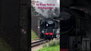 Sir Kieth Park 34053leaving Groombridge Steam steamengine steamtrain railway steamenginetrain ￼ [upl. by Netneuq]