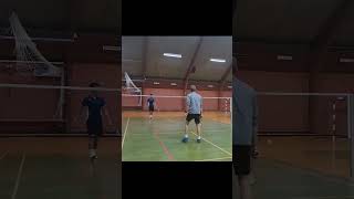 How to position yourself after long serve in Badminton [upl. by Notwal]