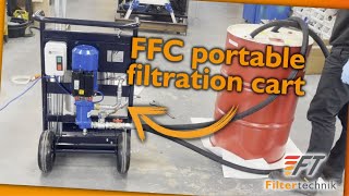 FFC portable fuel filtration cart demo [upl. by Marra]