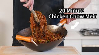 Chicken Chow Mein Ready in Only 20 Minutes [upl. by Eneleuqcaj910]