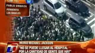 muere Michael Jackson víctima de un infarto a los 50 años jueves  25 062009 [upl. by Arabella122]