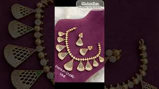 New model necklace jewellery hrjewellers lowpricejewellerydesigns jewellery goldaccessories [upl. by Mcneely]