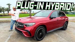 The 2025 MercedesBenz GLC350e PlugIn Hybrid Has a Shocking Amount of All EV Range [upl. by Albin218]