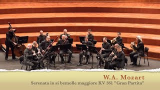 WA MOZART Serenata in si bemolle maggiore KV 361 quotGran Partitaquot  Ensemble di Fiati OSN RAI [upl. by Obeded]