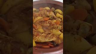 Tagine de poulet aux olives vertes et citron confit 😋😍⁉️ food viralvideo success shorts 1766 [upl. by Orazio]