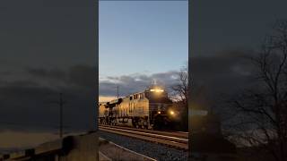 NS 8167 ES44AC leads NS 28X with A SAAHC Hornshow at south PlainfieldNJ [upl. by Wakefield]