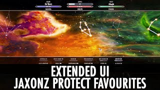 Skyrim Mod Extended UI amp Jaxonz Protect Favourites [upl. by Papst]