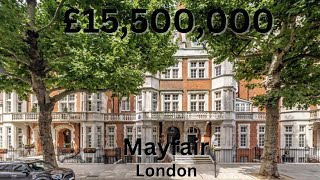 £15500000 Mayfair Town House  London Real Estate [upl. by Euhsoj]