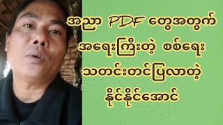 အညာ PDF တွေအတွက် အရေးကြီးတဲ့ စစ်ရေးသတင်းတင်ပြလာတဲ့ နိုင်နိုင်အောင် [upl. by Neira]