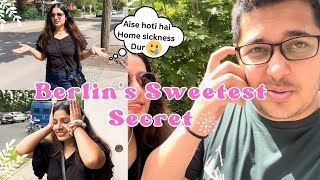 Berlins 🇩🇪 viral Dessert  Best Dessert  Indians in Germany  Khushboo amp Ankit [upl. by Niggem313]