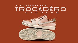 TROCADÉRO GARDENS 2024 Nike SB Dunk Low Pro DETAILED LOOK  RELEASE INFO [upl. by Jotham]