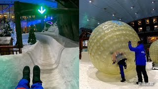 Tour of Ski Dubai  Largest Indoor Ski amp Snowboard Resort in the Desert [upl. by Adnorahs]