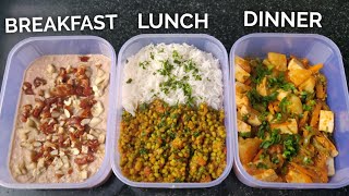 Meal Prep 3000 calories in 30mins   BULKING DIET  • PURE VEG 🇮🇳 [upl. by Ayamahs]